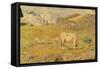 Spring Pasture-Giovanni Segantini-Framed Stretched Canvas