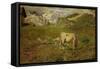 Spring Pastures-Giovanni Segantini-Framed Stretched Canvas