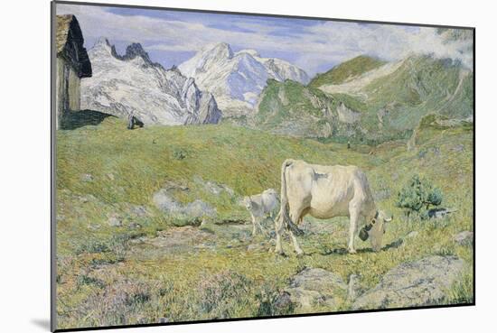 Spring Pastures-Giovanni Segantini-Mounted Giclee Print