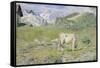 Spring Pastures-Giovanni Segantini-Framed Stretched Canvas