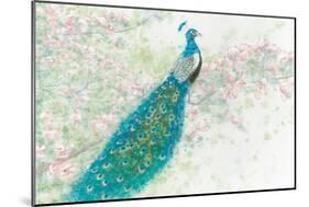 Spring Peacock I Pink Flowers-James Wiens-Mounted Art Print