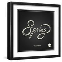 Spring - Phrase-ONiONAstudio-Framed Art Print