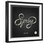 Spring - Phrase-ONiONAstudio-Framed Art Print