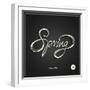 Spring - Phrase-ONiONAstudio-Framed Art Print