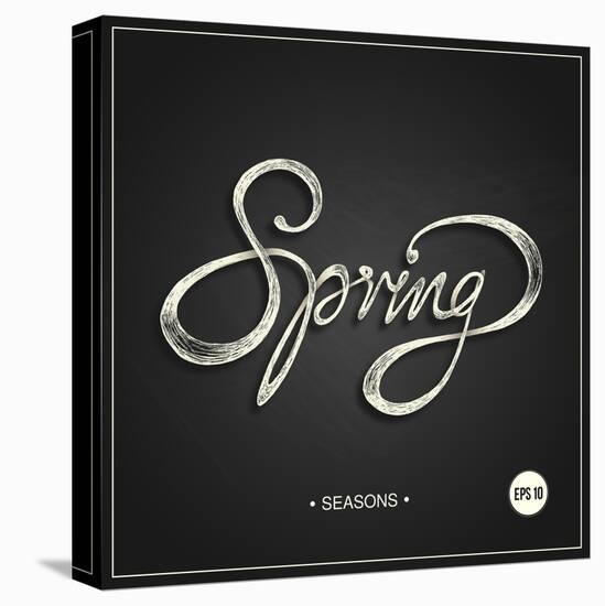 Spring - Phrase-ONiONAstudio-Stretched Canvas