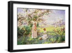 Spring: Picking Flowers, 1898-Alfred Augustus Glendenning-Framed Giclee Print