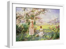 Spring: Picking Flowers, 1898-Alfred Augustus Glendenning-Framed Giclee Print