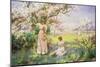 Spring: Picking Flowers, 1898-Alfred Augustus Glendenning-Mounted Giclee Print