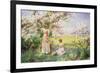 Spring: Picking Flowers, 1898-Alfred Augustus Glendenning-Framed Giclee Print