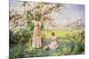 Spring: Picking Flowers, 1898-Alfred Augustus Glendenning-Mounted Giclee Print