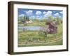 Spring Picnic Walk-Bob Fair-Framed Giclee Print