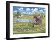 Spring Picnic Walk-Bob Fair-Framed Giclee Print