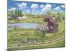 Spring Picnic Walk-Bob Fair-Mounted Giclee Print