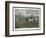 Spring, Ploughing the Field with Three Shire Horses-null-Framed Art Print
