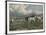 Spring, Ploughing the Field with Three Shire Horses-null-Stretched Canvas