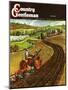 "Spring Plowing," Country Gentleman Cover, May 1, 1945-Peter Helck-Mounted Giclee Print