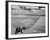 Spring Plowing on Farm in de Soto, Kansas-Francis Miller-Framed Photographic Print