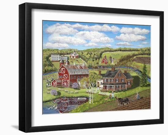 Spring Plowing-Bob Fair-Framed Giclee Print