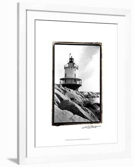 Spring Point Light, Maine I-Laura Denardo-Framed Art Print