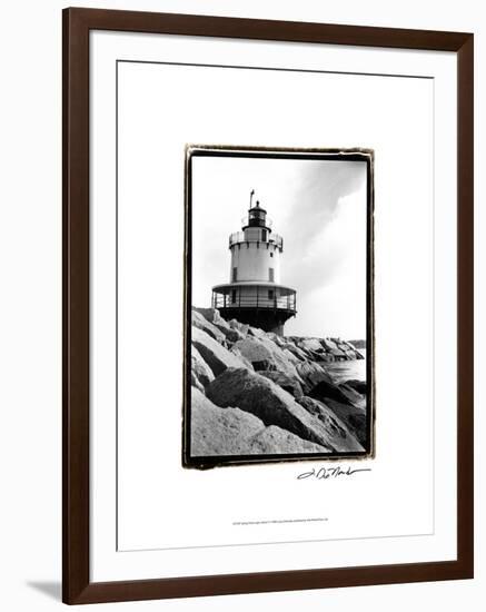 Spring Point Light, Maine I-Laura Denardo-Framed Art Print