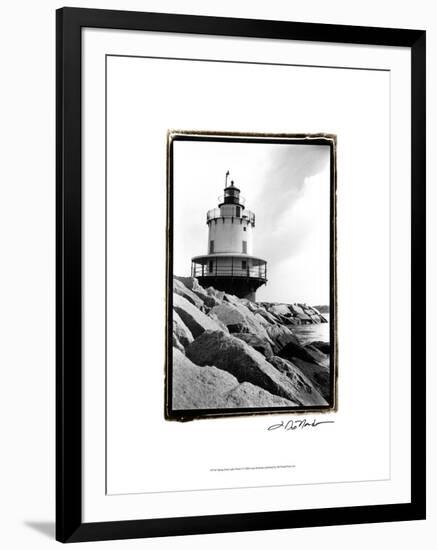 Spring Point Light, Maine I-Laura Denardo-Framed Art Print