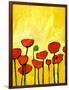 Spring Poppies 2-Patty Baker-Framed Art Print