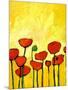 Spring Poppies 2-Patty Baker-Mounted Art Print