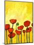 Spring Poppies 2-Patty Baker-Mounted Art Print