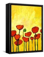 Spring Poppies 2-Patty Baker-Framed Stretched Canvas