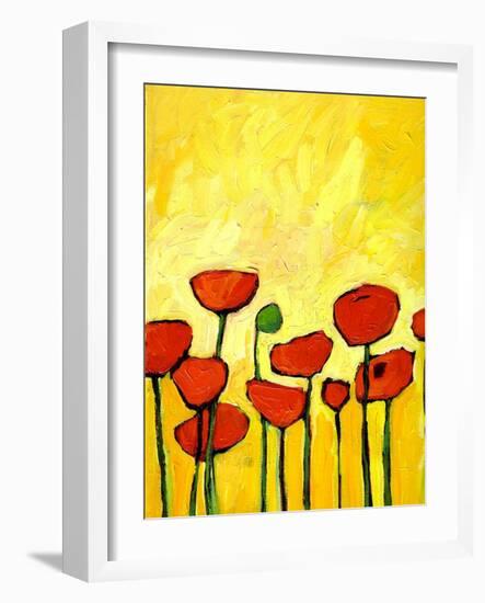 Spring Poppies 2-Patty Baker-Framed Art Print