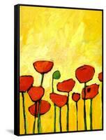 Spring Poppies 2-Patty Baker-Framed Stretched Canvas