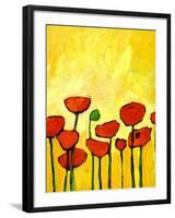 Spring Poppies 2-Patty Baker-Framed Art Print