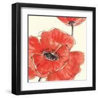 Spring Poppy II-Chris Paschke-Framed Art Print