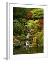 Spring, Portland Japanese Garden, Portland, Oregon, USA-Michel Hersen-Framed Premium Photographic Print