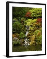 Spring, Portland Japanese Garden, Portland, Oregon, USA-Michel Hersen-Framed Premium Photographic Print