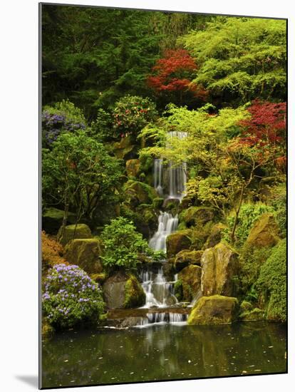 Spring, Portland Japanese Garden, Portland, Oregon, USA-Michel Hersen-Mounted Premium Photographic Print