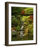 Spring, Portland Japanese Garden, Portland, Oregon, USA-Michel Hersen-Framed Photographic Print