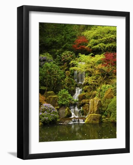 Spring, Portland Japanese Garden, Portland, Oregon, USA-Michel Hersen-Framed Photographic Print