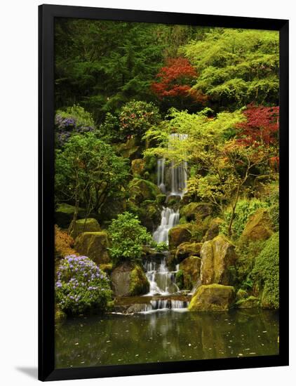 Spring, Portland Japanese Garden, Portland, Oregon, USA-Michel Hersen-Framed Photographic Print