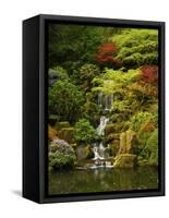 Spring, Portland Japanese Garden, Portland, Oregon, USA-Michel Hersen-Framed Stretched Canvas