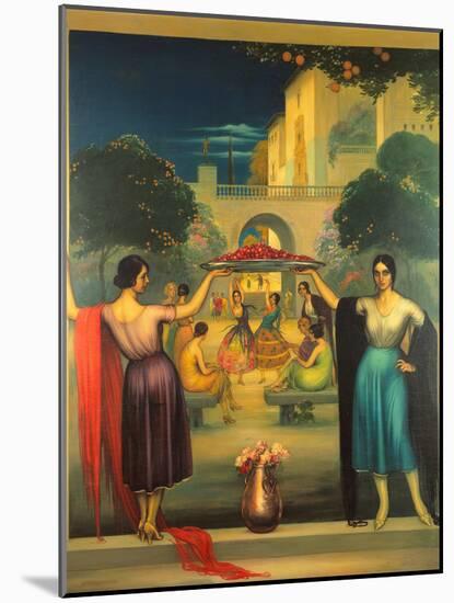 Spring Primavera, circa 1915-Julio Romero de Torres-Mounted Giclee Print