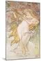 Spring; Printemps, C.1896-Alphonse Mucha-Mounted Giclee Print