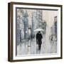 Spring Rain New York Neutral Crop-Julia Purinton-Framed Art Print