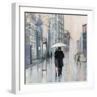 Spring Rain New York Neutral Crop-Julia Purinton-Framed Art Print