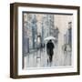 Spring Rain New York Neutral Crop-Julia Purinton-Framed Art Print