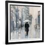 Spring Rain New York Neutral Crop-Julia Purinton-Framed Art Print