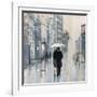 Spring Rain New York Neutral Crop-Julia Purinton-Framed Art Print