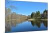 Spring River Landscape.-sergunt-Mounted Photographic Print