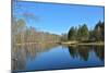 Spring River Landscape.-sergunt-Mounted Photographic Print