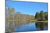 Spring River Landscape.-sergunt-Mounted Photographic Print